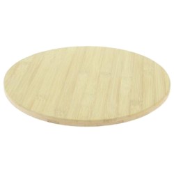 PLATEAU BAMBOU COMPRESSE ROND - Ø300xht9 mm (colisé par 36)