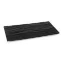 PRESENTOIR MELAMINE ASPECT ARDOISE AVEC VEINAGE