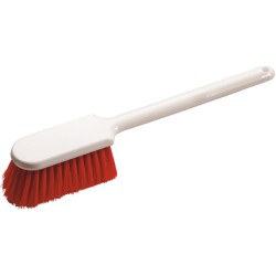 BROSSE A DORER - fibres rouges - manche polypro