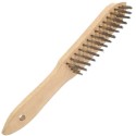 BROSSE METALLIQUE AVEC MANCHE - fil inox