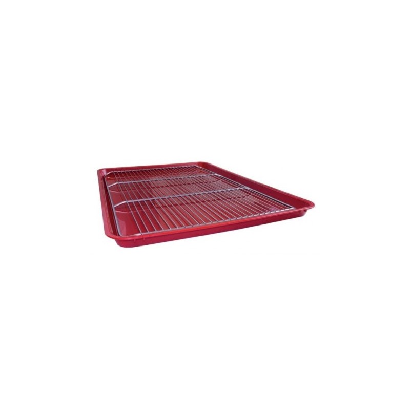 GRILLE INOX POUR PLATEAU - dimensions 520 x 360 mm