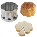PAIN SURPRISE FLEUR INOX HT 120 - Dim 155x120 mm