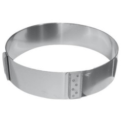 CERCLE EXTENSIBLE INOX HT 50 - Ø 180 à 340 mm