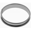 CERCLE A TARTE INOX BORD ROULE - PAR LOT