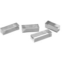 NONNETTE RECTANGLE INOX HT 30 MM
