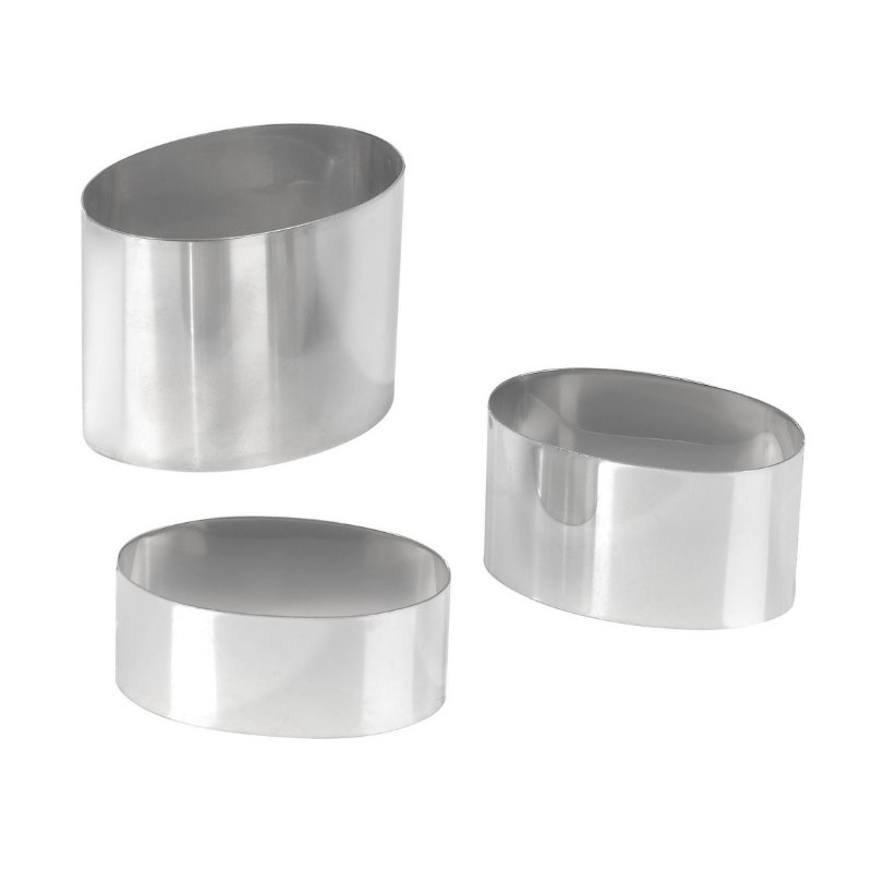 NONNETTE OVALE INOX