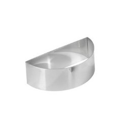 NONNETTE DEMI-LUNE INOX - Dim 85xht30 mm (Lot de 6)