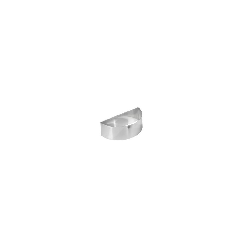 NONNETTE DEMI-LUNE INOX - Dim 85xht30 mm (Lot de 6)
