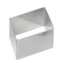 NONNETTE LOSANGE INOX - Dim 90xht30 mm (Lot de 6)