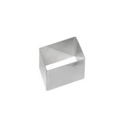 NONNETTE LOSANGE INOX - Dim 90xht30 mm (Lot de 6)
