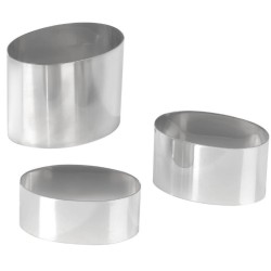 NONNETTE OVALE INOX