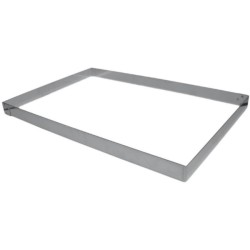 CADRE INOX POUR PLAQUE 600X400 MM