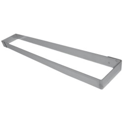 CADRE RECTANGLE INOX 570X90 MM