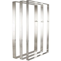 CADRE INOX - 565 x 365 x ht 45