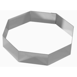 OCTOGONE POUR MOUSSE INOX HT 45 MM