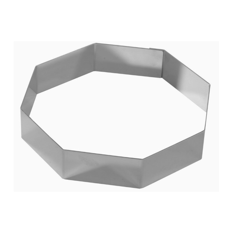 OCTOGONE POUR MOUSSE INOX HT 45 MM