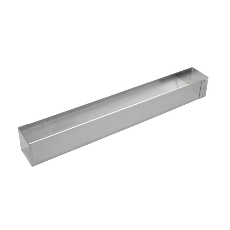 CADRE A BUCHE CARREE INOX - Dim 570x70xht70 mm