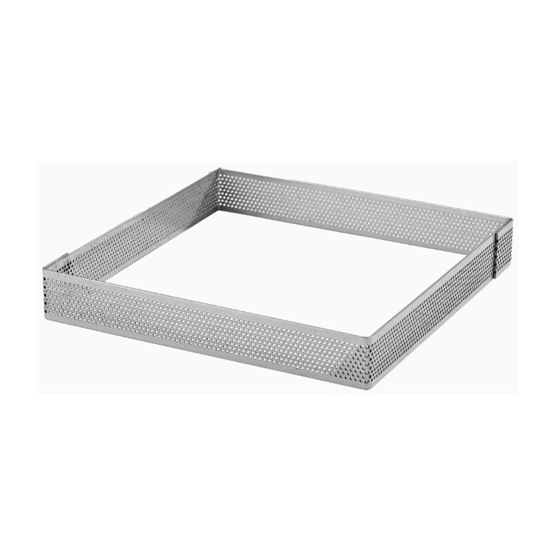 CARRE A TARTE PERFORE INOX