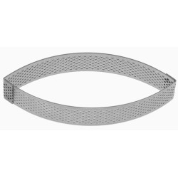 CALISSON A TARTELETTE PERFORE INOX HT 20 - Dim 120x50 mm