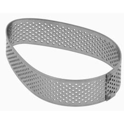 FORME AMANDE A TARTE PERFORE INOX HT 20 MM