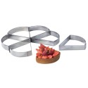 TRIANGLE A TARTE INOX HT 20 - Dim 120x105 mm
