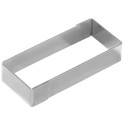 RECTANGLE A TARTE INOX HT 20 MM