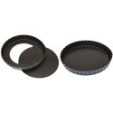 MOULE A TARTE EXOPAN CANNELE Ø 240XHT25 MM - Fond amovible