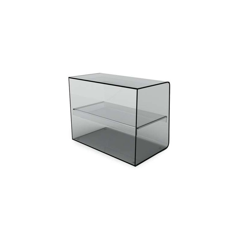 PRESENTOIR PLEXI 495X310X380 - avec côtés fermés 2 niveaux