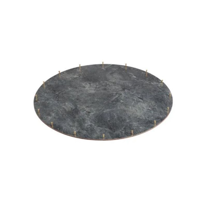 CARROUSEL - SOCLE Ø 780 décor granit (plat non compris)