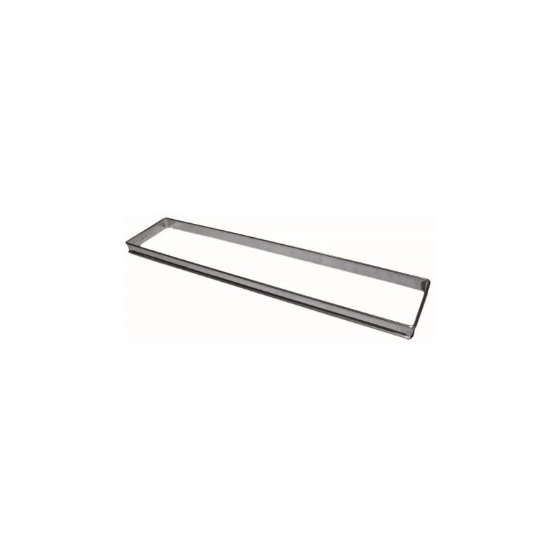 RECTANGLE A FLAN INOX HT 25 MM