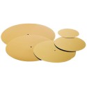 ROND PERFORE OR/NOIR POUR PIECE MONTEE