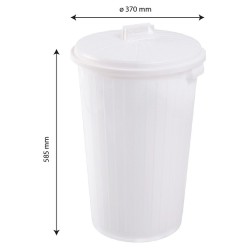 POUBELLE PLASTIQUE RONDE 35 L