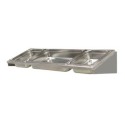 ETAGERE MURALE INCLINEE POUR BAC GASTRO