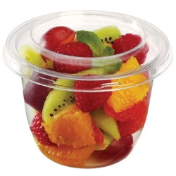 POT A DESSERT PLASTIQUE TRANSPARENT