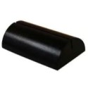 SUPPORT bois rond 70x40 mm noir (lot de 3)