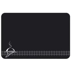 ETIQUETTE 80x60 mm noire, Tout Comprix Charc. Traiteur, neutre, sans 