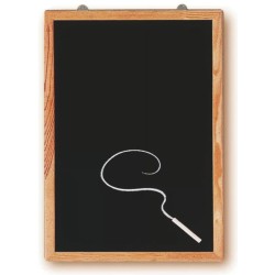 Tableau noir 600x800 mm, cadre baguette agrafée