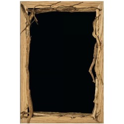 ARDOISE 700x500 mm Sydney, imitation cadre bois flotté sur Dibond + 1