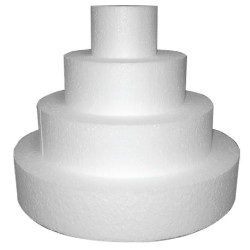 PRESENTATION POLYSTYRENE - GÂTEAU ROND
