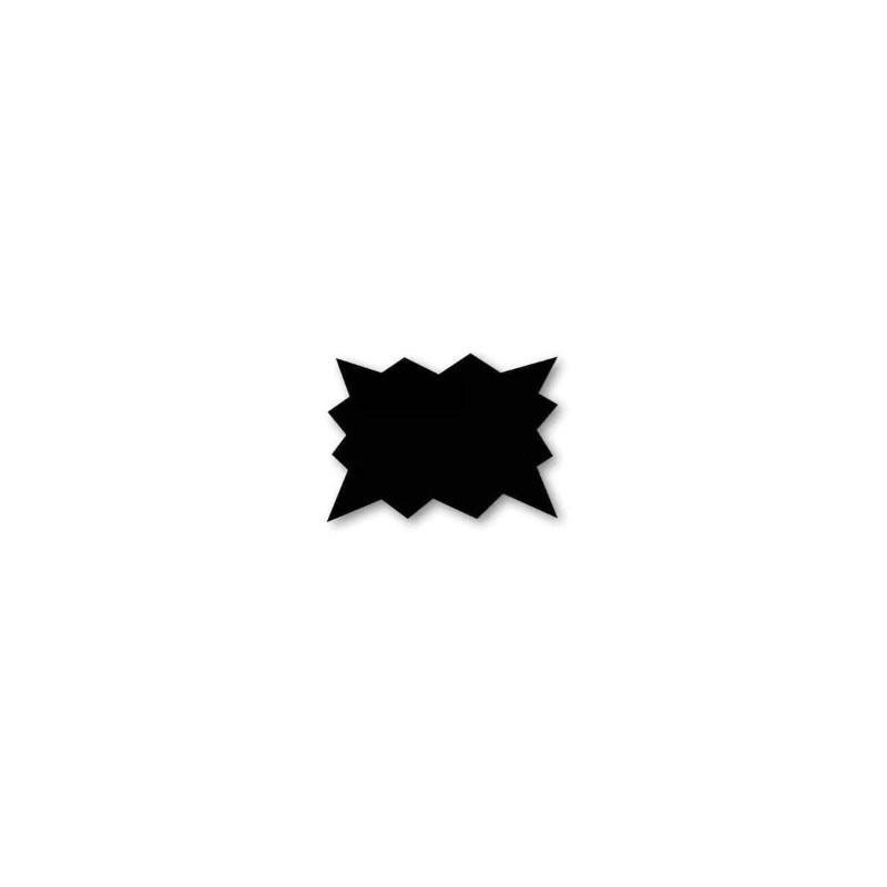 ECLATE PVC NOIR 100X80 mm (lot de 50)