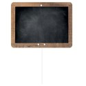ETIQUETTE RUSTIK 105x70 mm - neutre, sans roulettes, pique inox (lot 