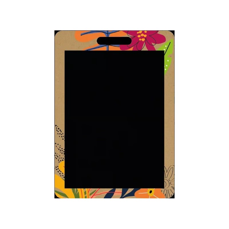 PANNEAU 500x700 mm Be Kraft Floral, carton alvéolé 10 mm