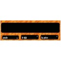 BANDE PANETIERE BOULANGERIE "MOISSON" - 15x5 cm (lot de 10)