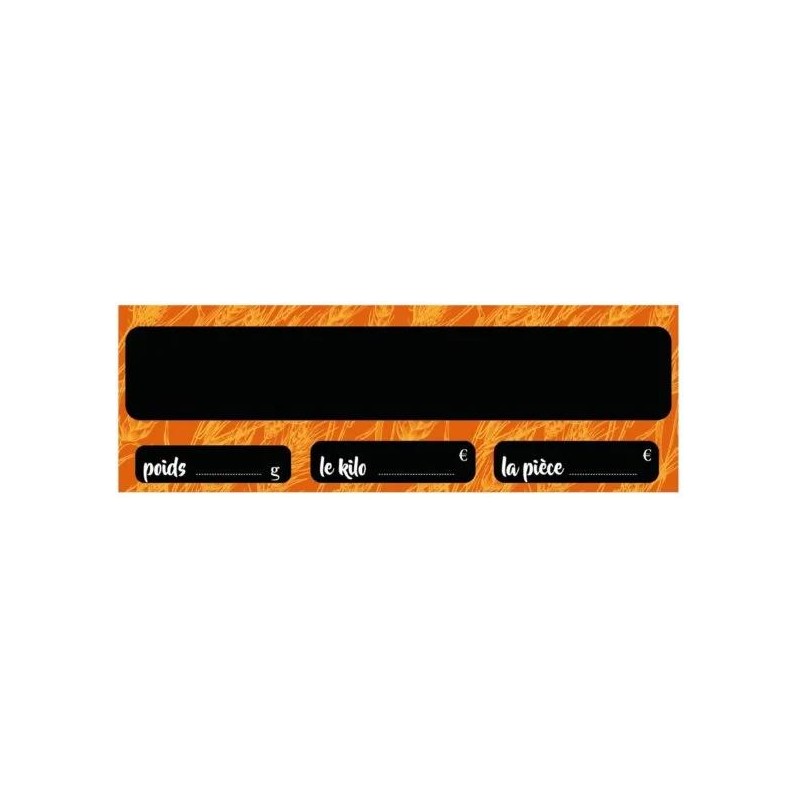 BANDE PANETIERE BOULANGERIE "MOISSON" - 15x5 cm (lot de 10)