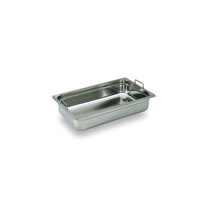 BAC GASTRO INOX PLEIN AVEC ANSES FIXES