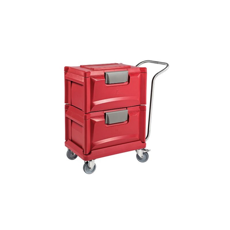 SOCLE ROULEUR ROTOMOULE POUR CONTENEUR SHERPA - avec poignée