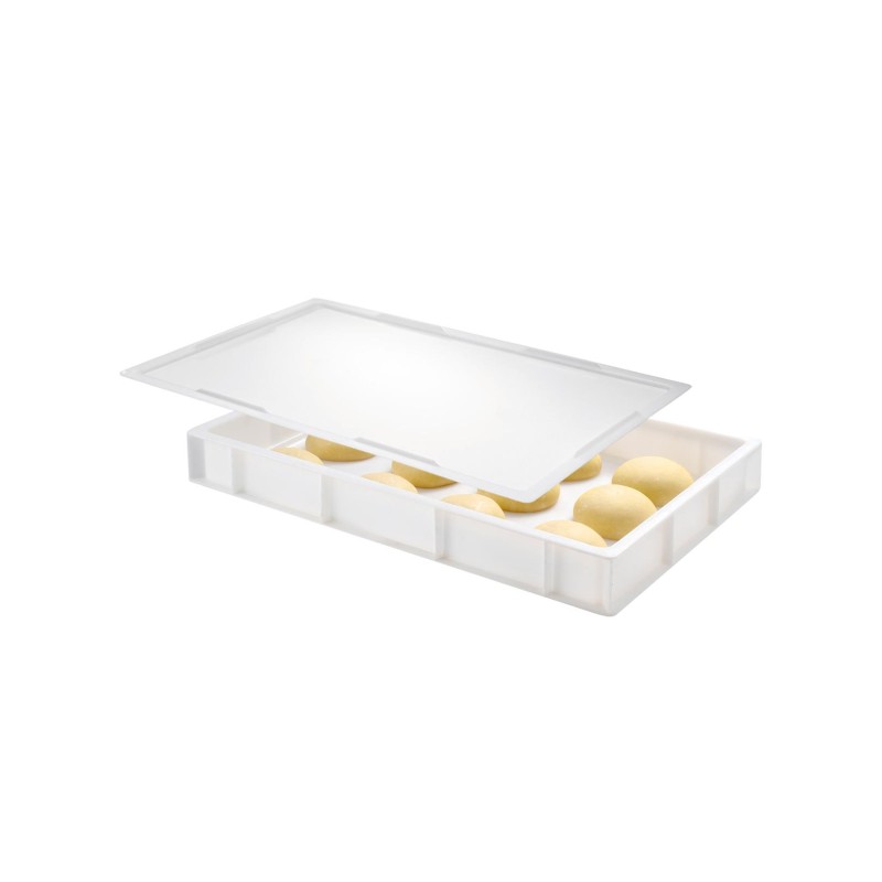 COUVERCLE POUR CAISSE A PATONS 600X400XHT25 - BLANC