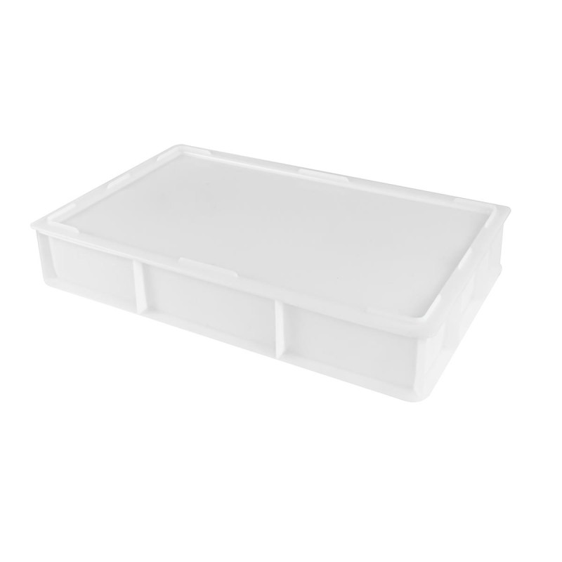 COUVERCLE POUR CAISSE A PATONS 600X400XHT25 - BLANC