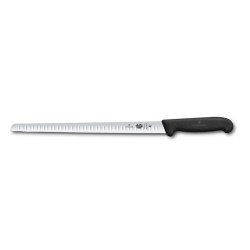 COUTEAU SAUMON lame alvéolée - 300 - NOIR - victorinox
