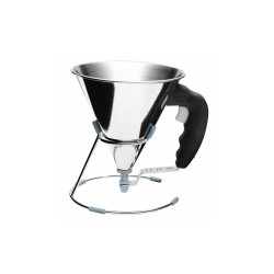 MINI ENTONNOIR A PISTON INOX Ø 150 - ht 185 - avec support